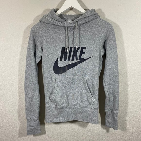 Nike Tops - Nike Sportswear Women's Gray Cotton Hoodie Small